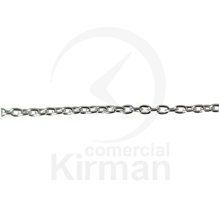 Cadena Plata 072211 Forzada Diámetro 45cm (1,5mm x 1,0mm)