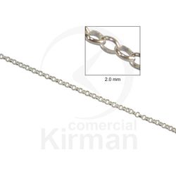 Cadena Plata 072297 Rolo Redonda 50cm (2,00mm)