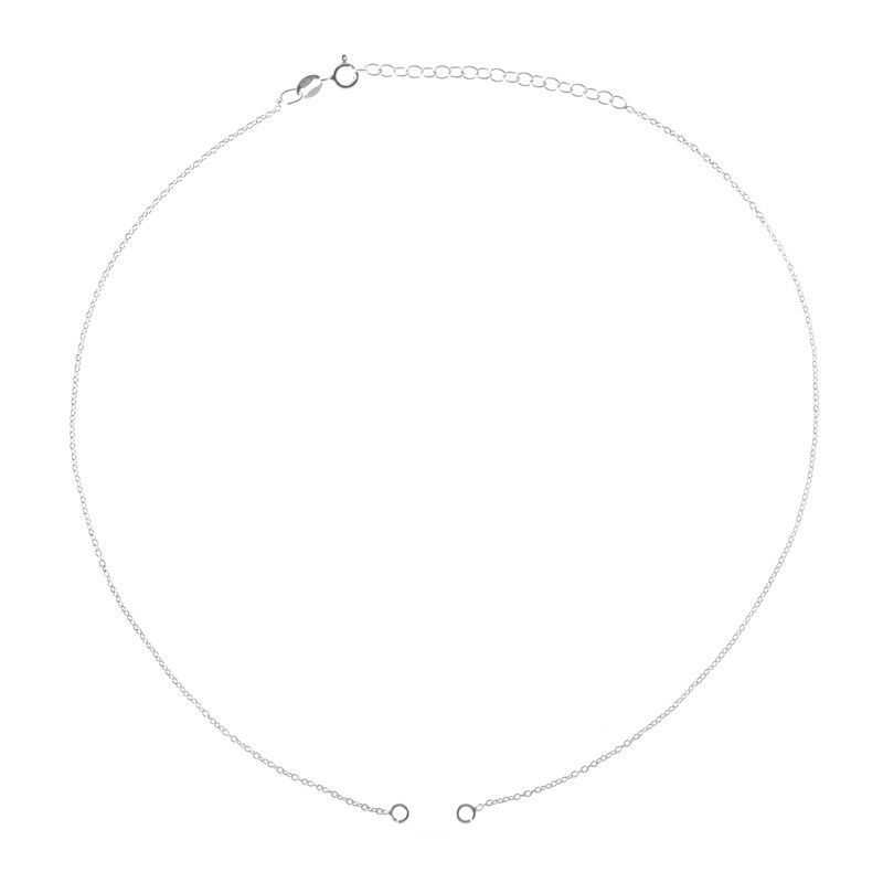 Cadena Plata 40cm CAD00006PL Forzada