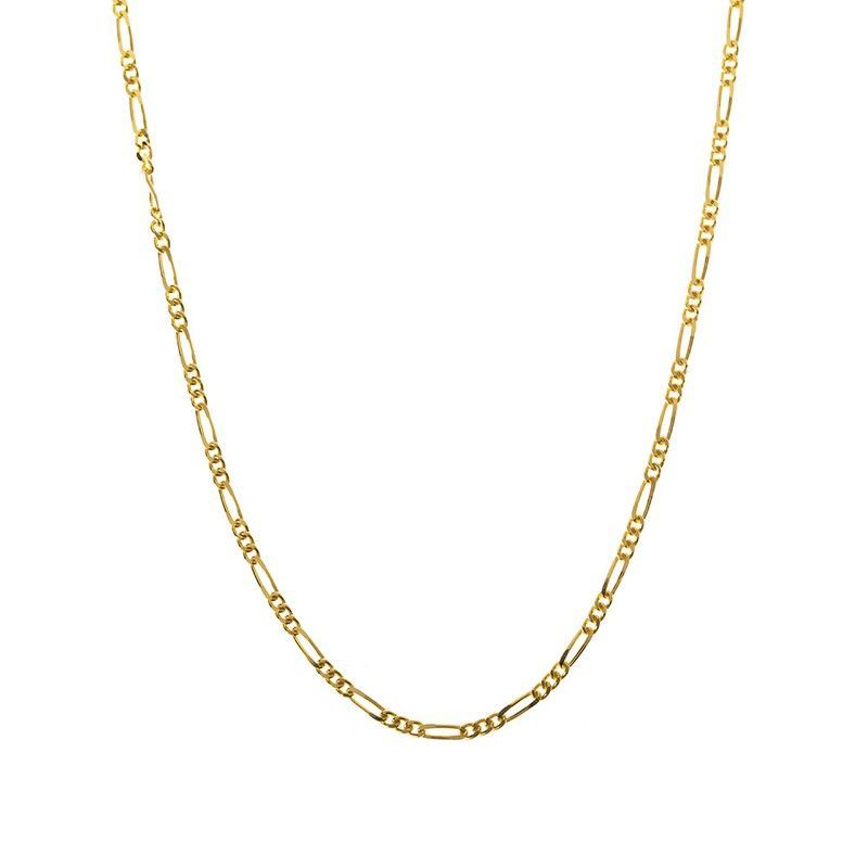 Cadena Plata Dorada 40cm CAD0081DO40 Figaro