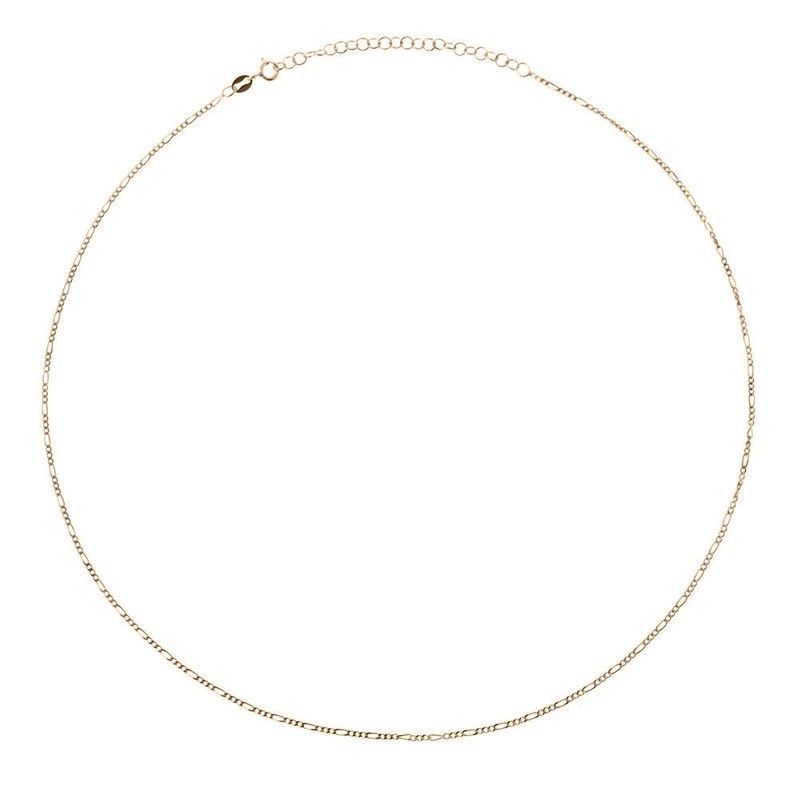 Cadena Plata Dorada 42cm CAD00071DO Figaro