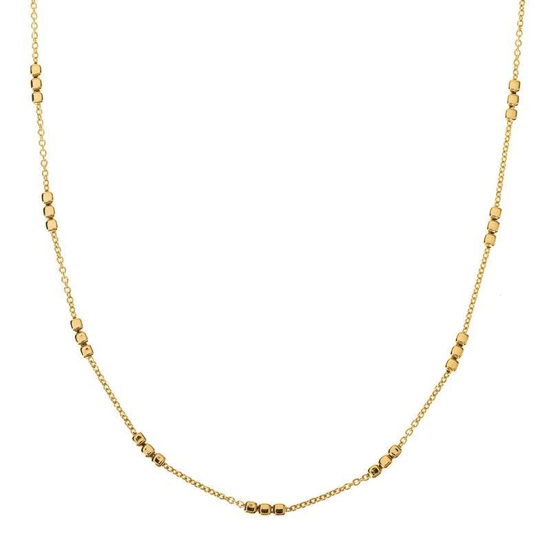 Cadena Plata Dorada 70cm CAD00083DO Cubo