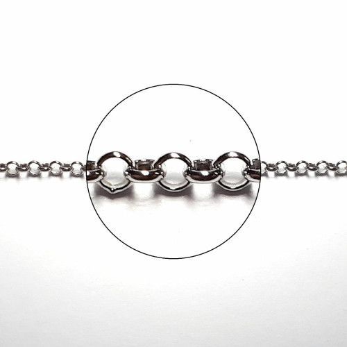 Cadena Plata Rolo 45cm NP154/5/2/45