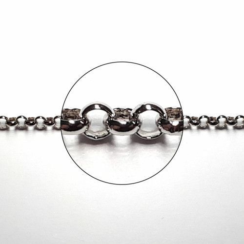 Cadena Plata Rolo 50cm NP154/5/100/50