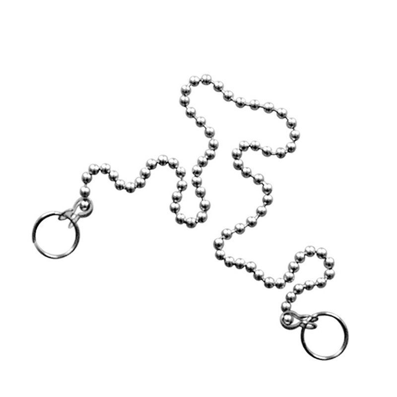 Cadena tapón lavabo HABITEX. Cadena Tapon Lavabo C/Anillas 40 Cm