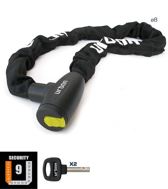 Cadena urban security 08mm 170cm