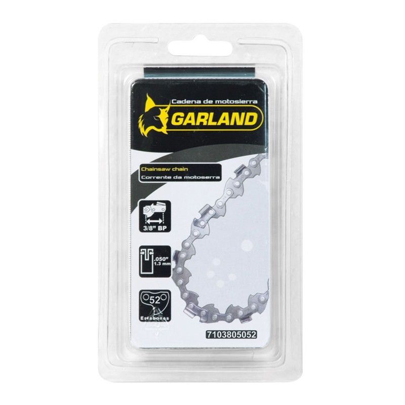 Cadenas recambio motosierra GARLAND Cadena Motosier. 3/8 Bp. 52 Eslabon.35Cm