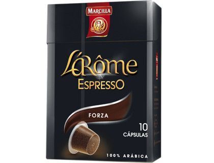 Cafe Marcilla L Arome Espresso Forza Fuerza 9 Caja de 10 Unidades Compatiblecon Nesspreso