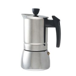 Cafetera A.Inox. Steel 4 Tz. Habitex