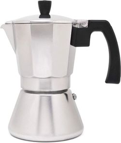 Cafetera espresso 6 tazas tivoli inox. induc+elect leopold