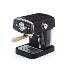 Cafetera Exprés semiautomática negra, 26,9x22,6x28,6 cm | Kai