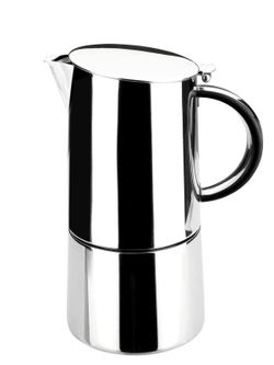 Cafetera Express Moka 4 Tazas Inox 18/10 Lacor Inducción