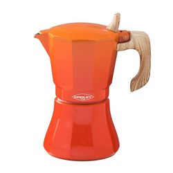 Cafetera Oroley Inducción Naranja 9 Tazas Petra