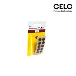 Caja 10 blisters 20un tapon adhesivo din/ref mtap negro celo