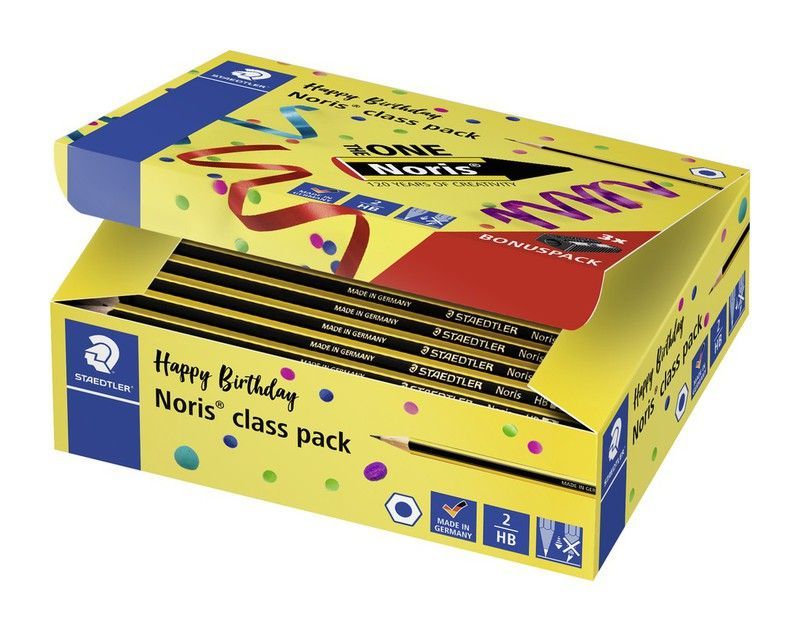 Caja 144 lápices staedtler noris del nº2 / hb