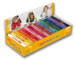Caja 15 plastilina 150grs color surtido jovi