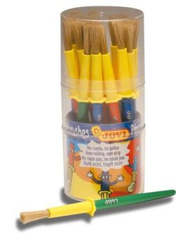 Caja 20 pinceles medios de pelo de pony jovi