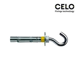 Caja 25un dynabolt gancho din/ref dg 8x45 zincado celo