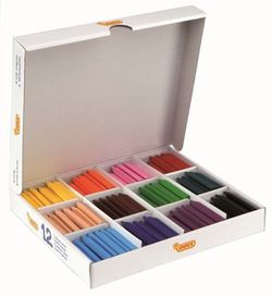 Caja 300 pinturas de cera jovi triwax surtidos