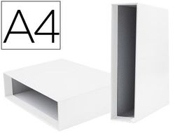 Caja Archivador Liderpapel de Palanca Carton Din-A4 Documenta Lomo 82Mm Color Blanca