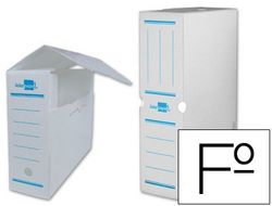 Caja Archivo Definitivo Plastico Liderpapel Blanco Tamaño 36X26X10 Cm