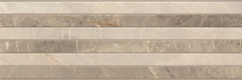 Caja Azulejo 30x90 9520 relieve gris 1,08m2  4piezas  Porcelanite