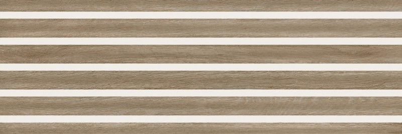 Caja Azulejo 30x90 9523 Almond Relieve Wood 1,08m2  4piezas  Porcelanite