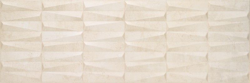 Caja Azulejo 30x90 9525 crema relieve 1,08m2  4piezas  Porcelanite