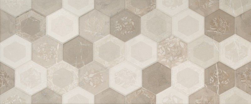 Caja Azulejo 33,3x80 8215 Crema Roda Relieve 1,60m2  6piezas  Porcelanite