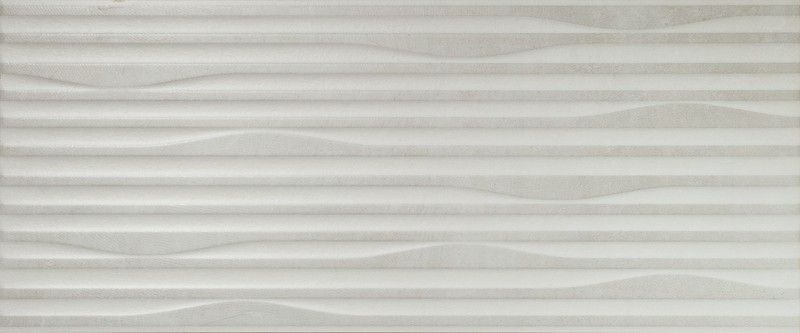 Caja Azulejo 33,3x80 8216 Pearl Relieve Creta 1,60m2  6piezas  Porcelanite