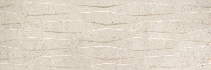 Caja Azulejo 40x120 1214 Crema Relieve 1,44m2  3 piezas  Porcelanite
