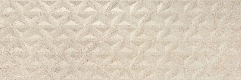 Caja Azulejo 40x120 1215 Cream Relieve Geo 1,44m2  3 piezas  Porcelanite