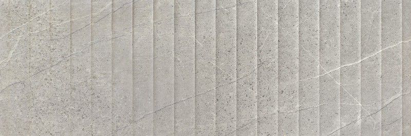 Caja Azulejo 40x120 1215 Silver Relieve Plisse 1,44m2  3 piezas  Porcelanite