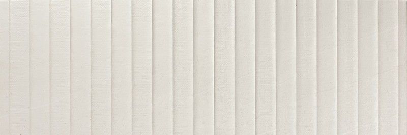 Caja Azulejo 40x120 1215 White Relieve Plisse 1,44m2  3 piezas  Porcelanite