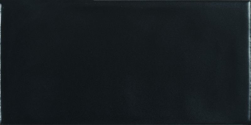 Caja Azulejo Alboran negro brillo 7,5x30   0,5m2/caja 22 piezas/caja Pissano