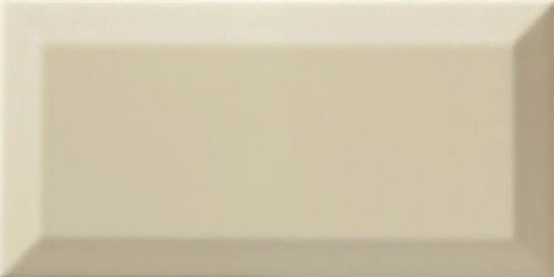 Caja Azulejo biselado Almond Brillo 10x20 cm Ribesalbes