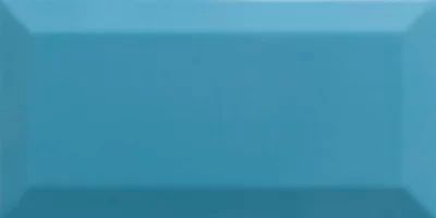 Caja Azulejo biselado Teal Brillo 7,5x15 cm Ribesalbes