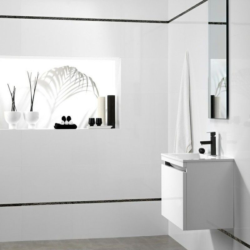 Caja azulejo blanco mate rectificado 30X90 4 piezas 1,08M2