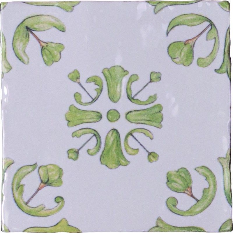 Caja Azulejo Corcega Menta Brillo 13x13 0,5m2/caja 30 Piezas Pissano