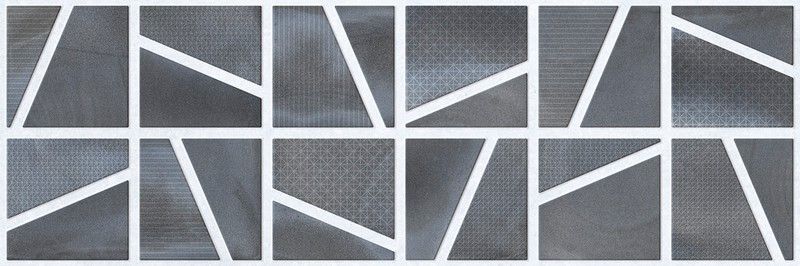 Caja Azulejo Cosmopolitan Art Acero Mate 30x90 1,08m2 Metropol