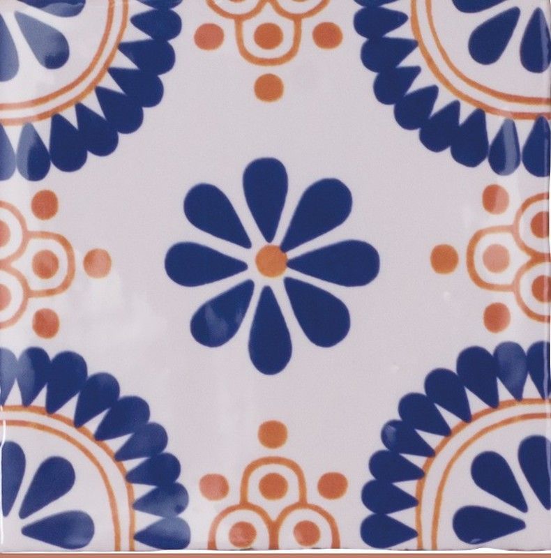 Caja Azulejo Ibiza Blue Brillo 13x13 0,5m2/caja 30 Piezas Pissano