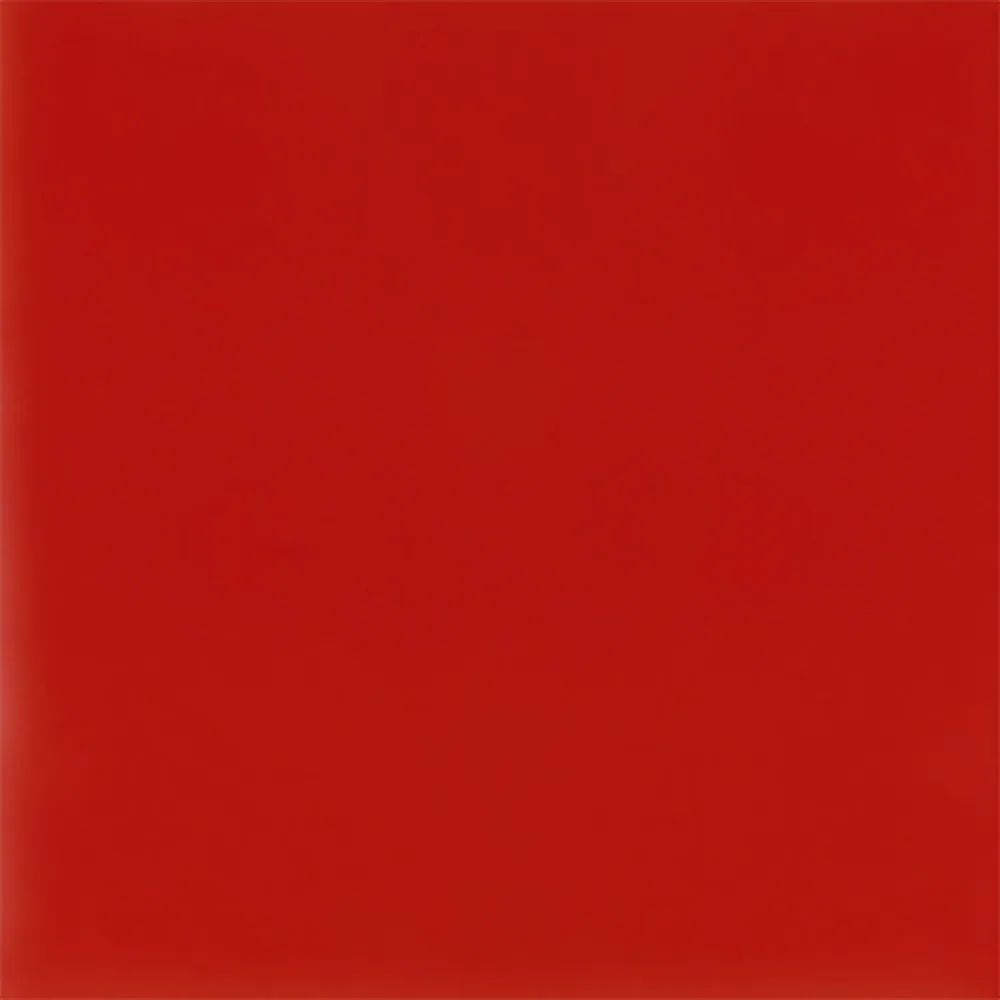 Caja Azulejo Liso Rojo Brillo 20x20 cm Ribesalbes