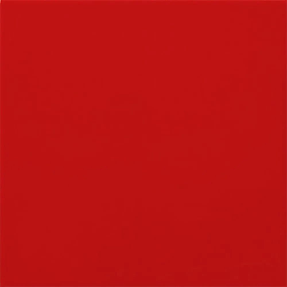 Caja Azulejo Liso Rojo Mate 20x20 cm Ribesalbes