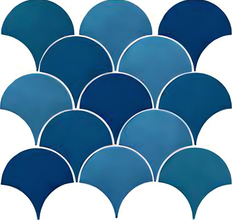 Caja Azulejo Squama Turchese 12,7x6,2 cm Natucer