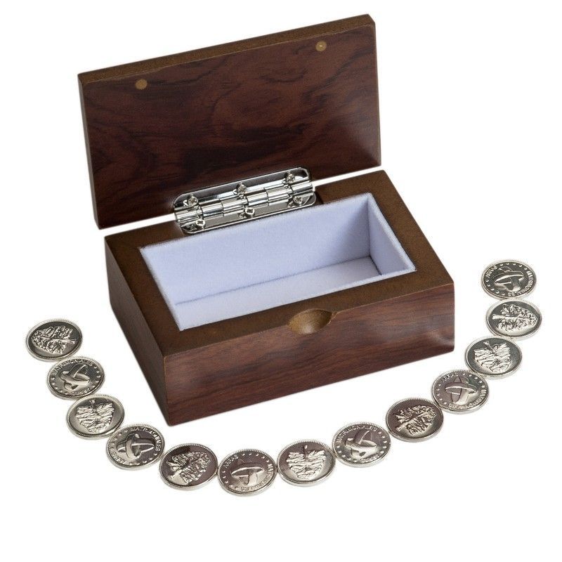 Caja C/Arras Madera 11x6x4cm GA2013 Metal Plateado