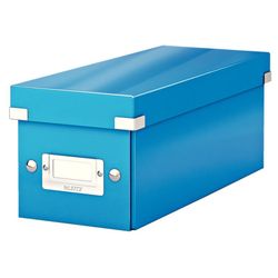 Caja Click & Store CD Box (143x147x352 mm), azul