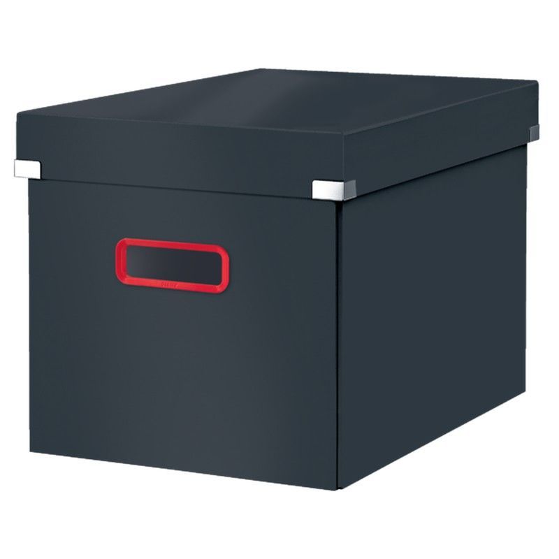Caja Click & Store Cosy cúbica Grande (320x360x310 mm), gris