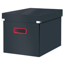 Caja Click & Store Cosy cúbica Grande (320x360x310 mm), gris