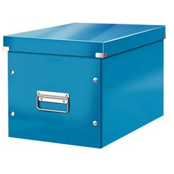 Caja Click & Store cúbica Grande (320x360x310 mm), azul