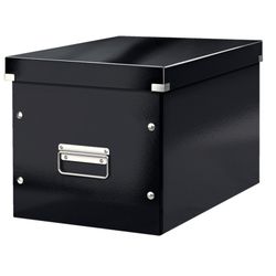 Caja Click & Store cúbica Grande (320x360x310 mm), negro